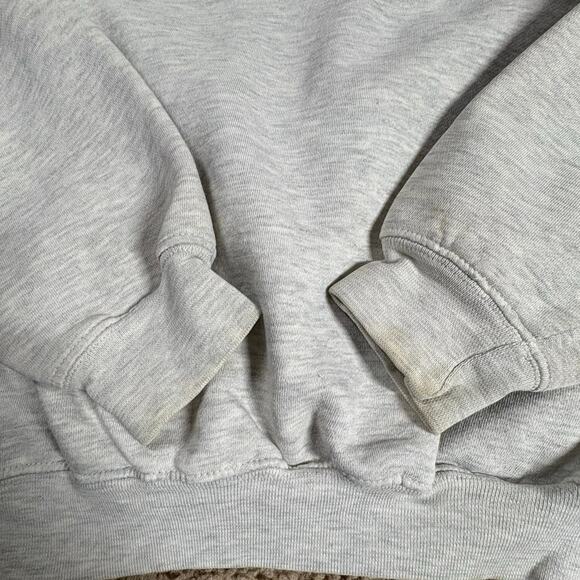 Vintage Mickey Inc Sweatshirt M Walt Disney Parks Embroidered American Flag Gray - Picture 4 of 7